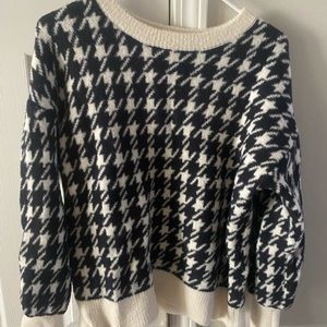 Loft Houndstooth Sweater